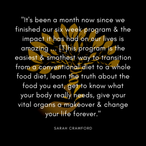 Sarah Crawford Testimonial